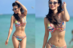 Mouni Roy turns up the heat with racy bikini shoot on Miami beach, see pics